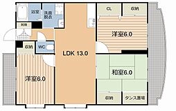 エミネンス21 3LDKの間取図画像
