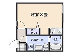 エミネンス壱番館 ワンルームの間取図画像
