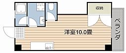 パレス鴨池 ワンルームの間取図画像
