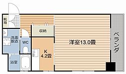 ヴィヴレ騎射場 1Kの間取図画像