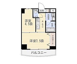 ヨーロピア荒田 2Kの間取図画像