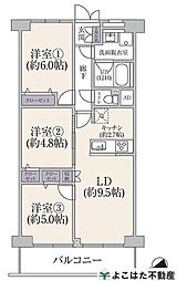間取図画像 3LDK