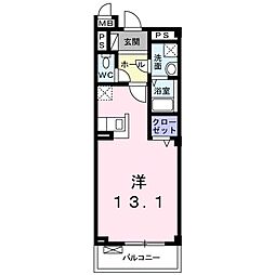 間取図画像 1K
