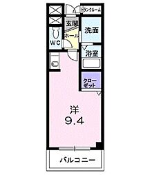 ファウンダーオブティー ワンルームの間取図画像