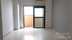 フェリセ富田 303 3階ワンルームのリビング/ダイニング