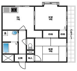 735柳ビル 2階/203