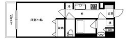 URBANEX高槻芥川 1Kの間取図画像