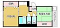 清和幸マンションB棟4階5.5万円