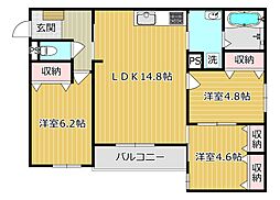 ボヌール高槻 3階