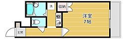 エトワールM・T3 ワンルームの間取図画像