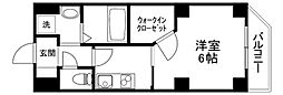 アンフィニィ・城北 1Kの間取図画像