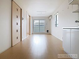 近江鉄道八日市線 新八日市駅 徒歩22分の賃貸アパート 2階2LDKのリビング/ダイニング