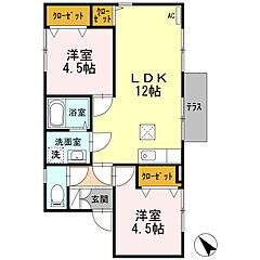 物件の間取り