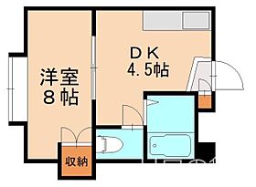 パンシオン・ソワニエB棟  ｜ 福岡県北九州市八幡西区南鷹見町（賃貸アパート1DK・1階・27.00㎡） その2