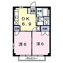 ドゥエル本城  ｜ 福岡県北九州市八幡西区本城1丁目（賃貸アパート2DK・1階・40.04㎡） その2