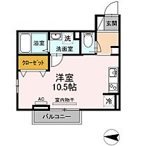 シェルフ宮丸  ｜ 福岡県北九州市若松区宮丸2丁目（賃貸アパート1R・2階・28.51㎡） その2