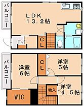 ヴィエラ中間  ｜ 福岡県中間市中鶴4丁目（賃貸アパート3LDK・1階・72.86㎡） その2