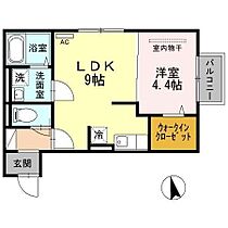 レスポワールII  ｜ 福岡県遠賀郡岡垣町野間南（賃貸アパート1LDK・2階・32.77㎡） その2