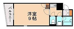 コンドミニアム折尾駅前 1Kの間取図画像