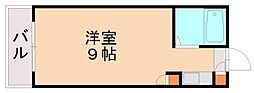 TAKAビル光明 ワンルームの間取図画像