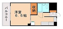 ギャランドラ藤田 1DKの間取図画像