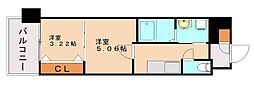 ギャラン穴生Neo 2Kの間取図画像