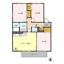 ラフィーネ水巻B  ｜ 福岡県遠賀郡水巻町二西2丁目（賃貸アパート3LDK・2階・62.10㎡） その2