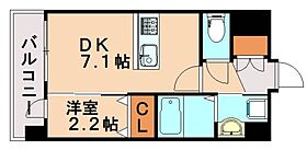 YSP八幡  ｜ 福岡県北九州市八幡西区陣山2丁目（賃貸マンション1DK・1階・24.93㎡） その2