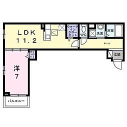 間取図画像 1LDK