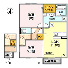 物件の間取り