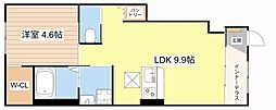 甲南町葛木新築アパート 1LDKの間取図画像