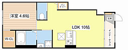 甲南町葛木新築アパート 1LDKの間取図画像