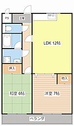 NaSu9 2LDKの間取図画像