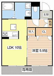 間取図画像 1LDK