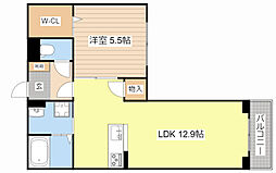 シャーメゾンフォレナ 1LDKの間取図画像