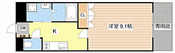 アルヴィサ 1Kの間取図画像