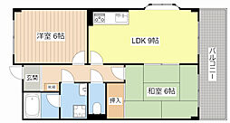 Neo Millennium 2階2LDKの間取り