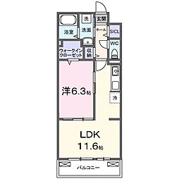 間取図画像 1LDK