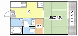 (株)ツジトミ寮A 1Kの間取図画像