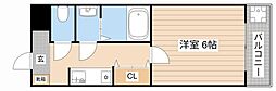 メゾン愛荘 1Kの間取図画像