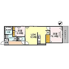 物件の間取り