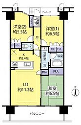 間取図画像 3LDK