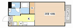Zero 1Kの間取図画像