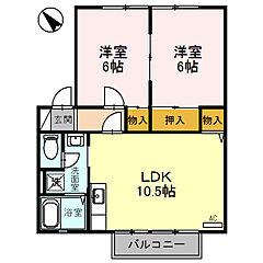 物件の間取り