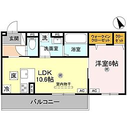 間取図画像 1LDK