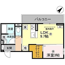 間取図画像 1LDK