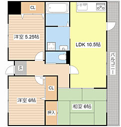 ファインヴィレッジ 3LDKの間取図画像