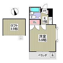 ソレイユ豊四季セブン2 201 ｜ 千葉県柏市篠籠田（賃貸アパート1K・2階・14.58㎡） その2