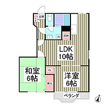 パークヴィラ 101 ｜ 千葉県野田市中根（賃貸アパート2LDK・1階・51.33㎡） その2