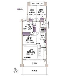 ステイツ甲子園グランプレイス 4LDKの間取図画像